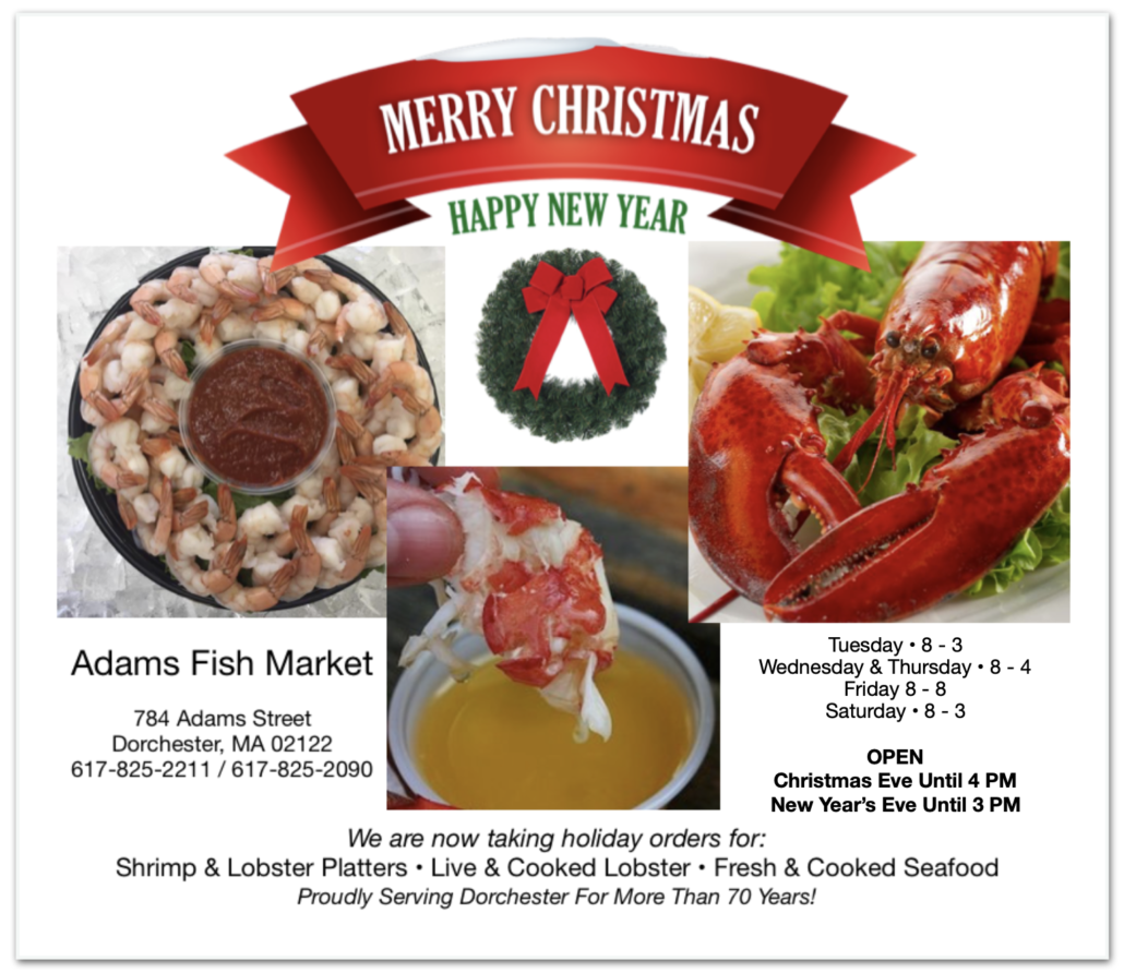 Adams Fish2023 Holiday Ad